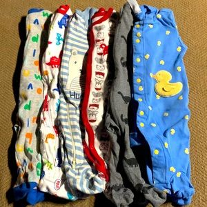 X6 footed sleepers bundle. 717T